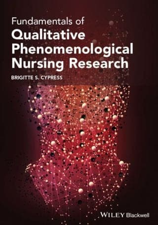 Fundamentals of Qualitative Phenomenological Nursing Research – PDF ebook