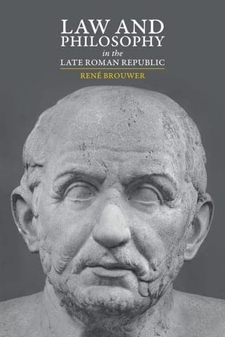 Law and Philosophy in the Late Roman Republic – PDF ebook