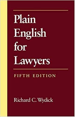Plain English for Lawyers (5th Edition) – PDF ebook