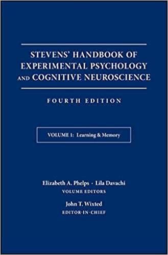 Stevens' Handbook of Experimental Psychology and Cognitive Neuroscience (4th Edition) - 5 Volumes – PDF ebook