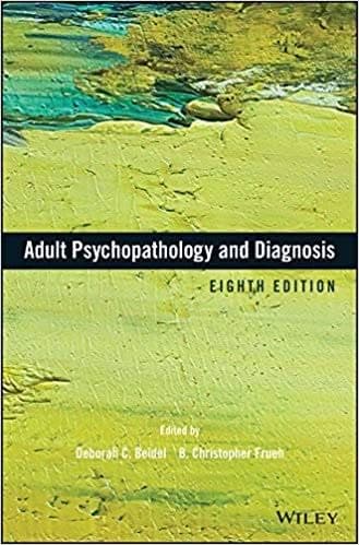 Adult Psychopathology and Diagnosis 8th Edition by Deborah C. Beidel – PDF ebook
