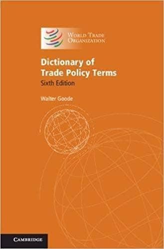 Dictionary Of Trade Policy Terms 6Th Edition – PDF ebook