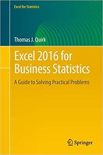 Excel 2016 for Business Statistics: A Guide to Solving Practical Problems – PDF ebook