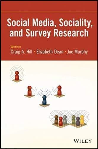 Social Media Sociality And Survey Research – PDF ebook