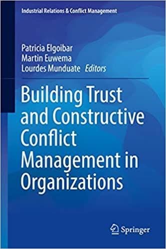 Building Trust and Constructive Conflict Management in Organizations – PDF ebook