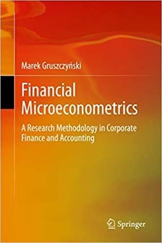 Financial Microeconometrics: A Research Methodology in Corporate Finance and Accounting – PDF ebook