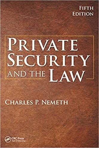 Private Security and the Law (5th Edition) – PDF ebook