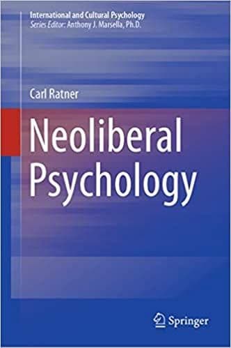 Neoliberal Psychology - (International and Cultural Psychology) – PDF ebook
