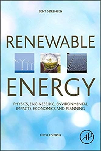 Renewable Energy: Physics, Engineering, Environmental Impacts, Economics and Planning (5th Edition) – PDF ebook