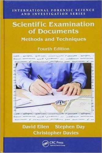 Scientific Examination of Documents: Methods and Techniques (4th Edition) – PDF ebook
