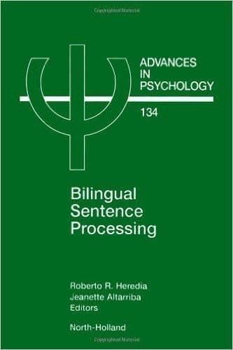 Bilingual Sentence Processing, Volume 134 – PDF ebook