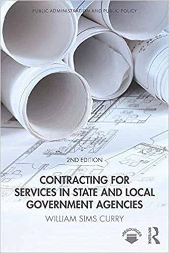 Contracting for Services in State and Local Government Agencies 2nd Edition – PDF ebook