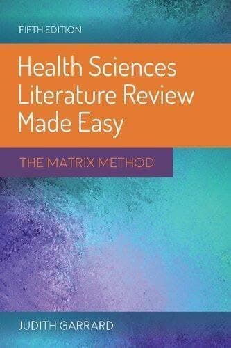 Health Sciences Literature Review Made Easy 5Th Edition – PDF ebook