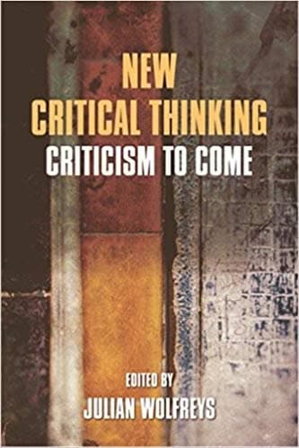 New Critical Thinking Criticism To Come – PDF ebook