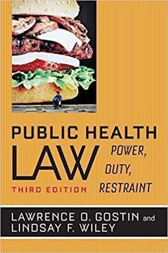 Public Health Law Power Duty Restraint 3Rd Edition – PDF ebook