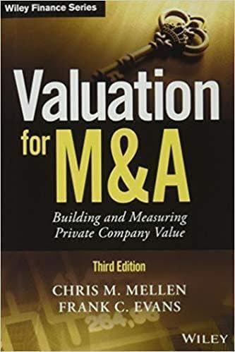 Valuation For M A Building And Measuring Private Company Value 3Rd Edition – PDF ebook