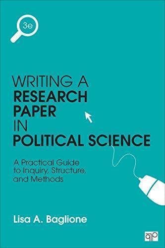 Writing A Research Paper In Political Science A Practical Guide To Inquiry Structure And Methods – PDF ebook