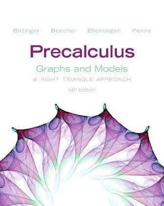 Precalculus Graphs And Models A Right Triangle Approach 5Th Edition – PDF ebook