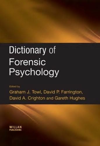 Dictionary Of Forensic Psychology – PDF ebook