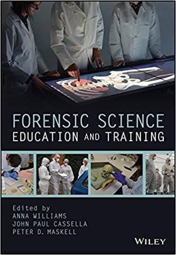 Forensic Science Education and Training by Anna Williams – PDF ebook