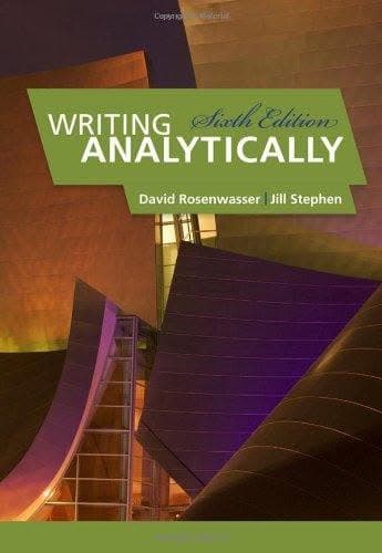 Writing Analytically 6Th Edition – PDF ebook