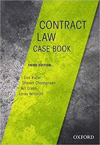 Contract Law Casebook 3rd Edition – PDF ebook