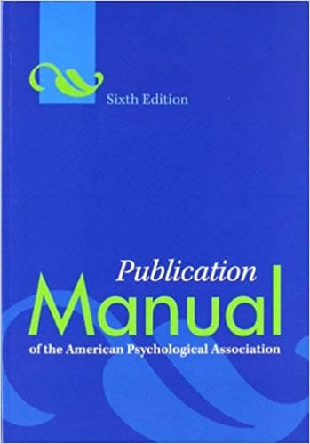 Publication Manual of the American Psychological Association (6th Edition) – PDF ebook