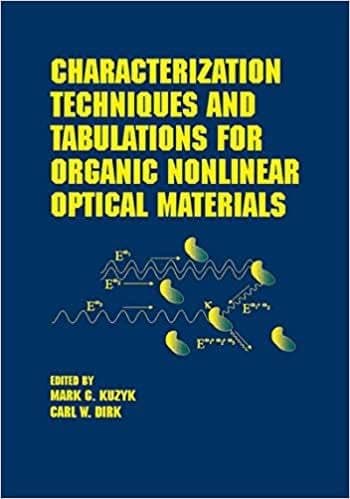 Characterization Techniques and Tabulations for Organic Nonlinear Optical Materials – PDF ebook