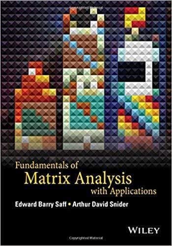 Fundamentals Of Matrix Analysis With Applications – PDF ebook