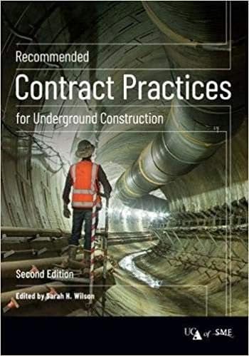 Recommended Contract Practices for Underground Construction 2nd Edition – PDF ebook