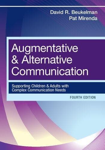 Augmentative And Alternative Communication Supporting Children And Adults With Complex Communication Needs 4Th Edition – PDF ebook