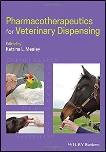 Pharmacotherapeutics For Veterinary Dispensing – PDF ebook