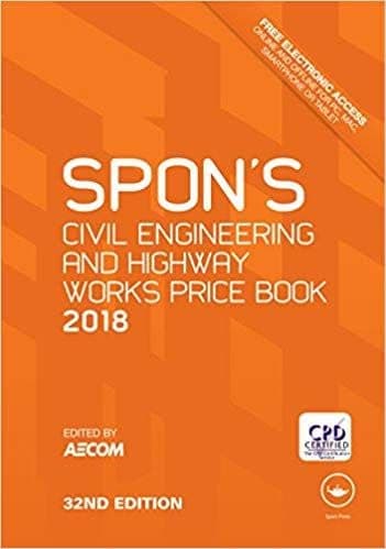 Spon's Civil Engineering and Highway Works Price Book 2018 (Spon's Price Books) – PDF ebook