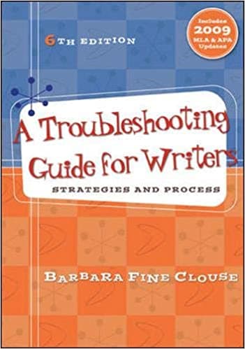 A Troubleshooting Guide For Writers Strategies And Process 6Th Edition – PDF ebook
