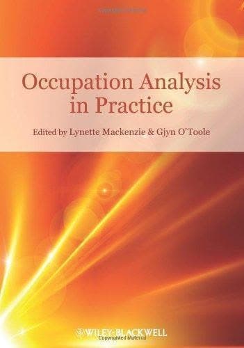Occupation Analysis In Practice – PDF ebook