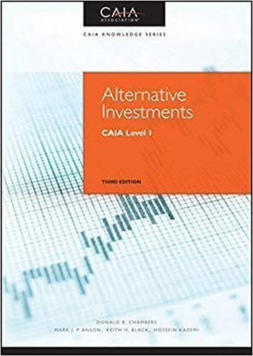 Alternative Investments: CAIA Level I 3rd Edition by Donald R. Chambers – PDF ebook
