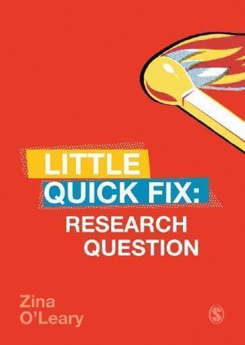 Research Question Little Quick Fix – PDF ebook