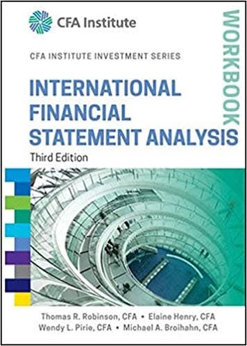 International Financial Statement Analysis 3e
