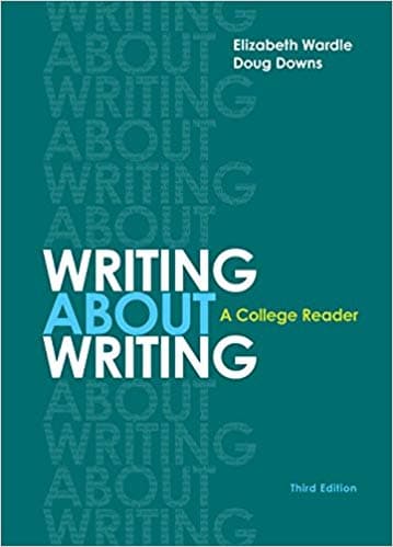 Writing about Writing (3rd Edition) - eBook