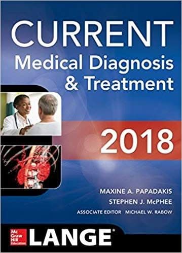 Current Medical Diagnosis and Treatment 2018 (57th Edition) – PDF ebook