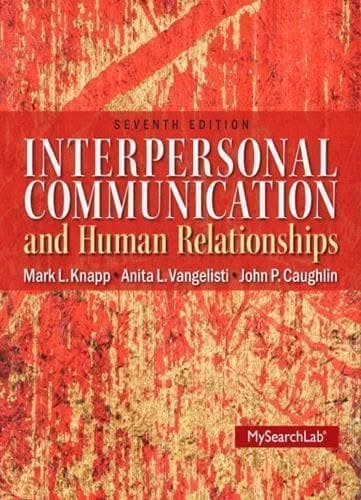 Interpersonal Communication Human Relationships 7Th Edition – PDF ebook