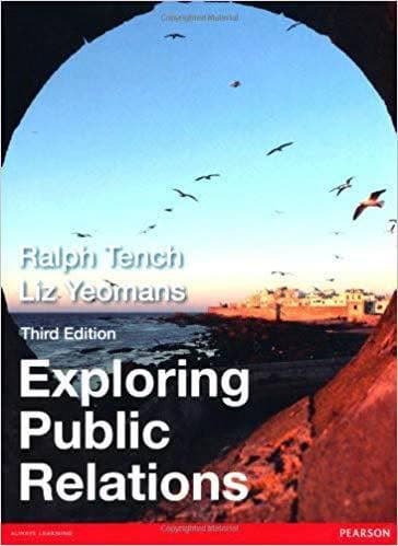 Exploring Public Relations 3rd 3E Ralph Tench – PDF ebook