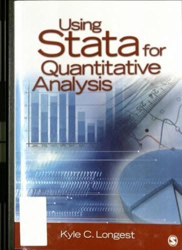 Using Stata For Quantitative Analysis – PDF ebook