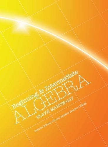 Beginning Intermediate Algebra Custom For Los Angeles Mission College – PDF ebook