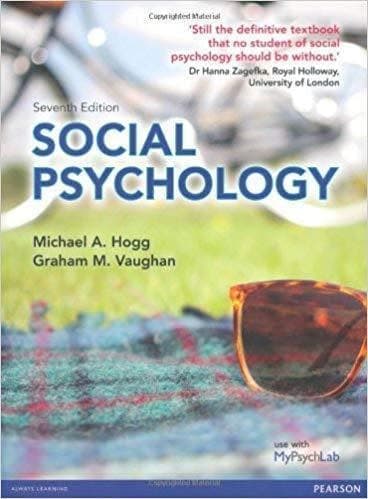 Social Psychology 7Th Edition – PDF ebook