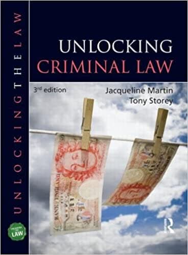 Unlocking Criminal Law Unlocking The Law 3Rd Edition – PDF ebook
