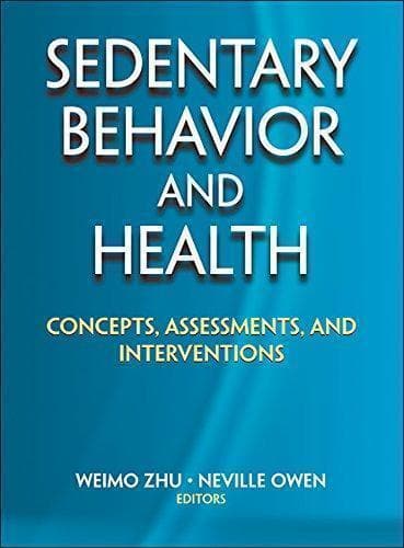 Sedentary Behavior And Health Concepts Assessments And Interventions 1 – PDF ebook