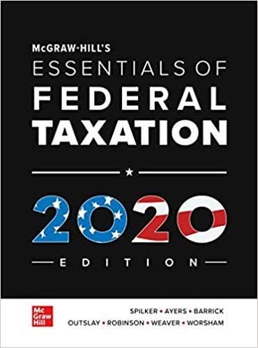 McGraw-Hill's Essentials of Federal Taxation 2020 Edition 11th Edition – PDF ebook