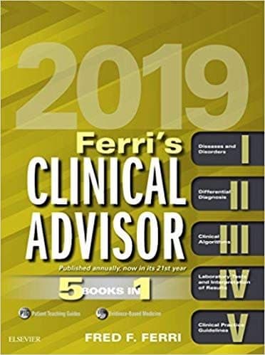 Ferri's Clinical Advisor 2019: 5 Books in 1 – PDF ebook