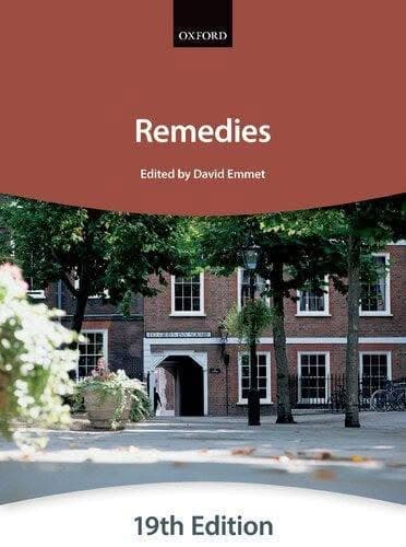 Remedies Bar Manuals 19Th Edition – PDF ebook